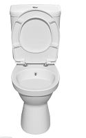 Унитаз Vitra 9844B099-7203 Norm напольный 36х65 см с бачком, с сиденьем микролифт, белый Унитаз Vitra 9844B099-7203 Norm напольный 36х65 см с бачком, с сиденьем микролифт, белый