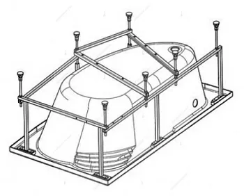 Монтажный набор для ванны Roca Hall ZRU9302868