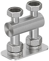 Модуль Сунержа 071-1539-3434, 2х3/4" прямой EU50, сатин