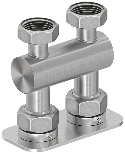 Модуль Сунержа 071-1539-3434, 2х3/4" прямой EU50, сатин Модуль Сунержа 071-1539-3434, 2х3/4" прямой EU50, сатин