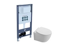Инсталляция с подвесным унитазом Aquatek Сириус SET AQUATEK СИРИУС-INSP01