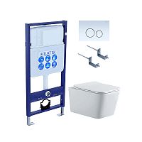 Инсталляция с подвесным унитазом Aquatek ЛИБРА New SET EY AQUATEK ЛИБРА N KDI15
