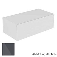 Тумба Keuco 31324110000 Edition 11 боковая 105х53.5 см, антрацит/стекло антрацит