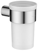 Стакан Aquatek AQ4427CR Лира с держателем, хром