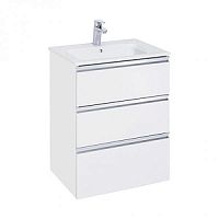 Мебель Roca 857552806 GAP для раковины 60 см, 3 ящика, белый глянец