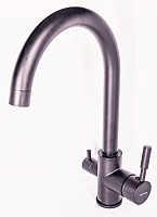 Смеситель Aquanika AQC06BL Comfort для кухни, серый