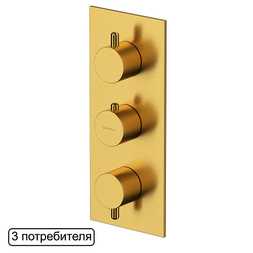 Смеситель термостатический для душа Whitecross Y Y1238GLB