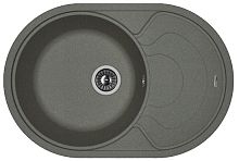 Мойка для кухни Florentina 20.140.D0760.102 Родос 76х51 см, с крылом, черная Мойка для кухни Florentina 20.140.D0760.102 Родос 76х51 см, с крылом, черная