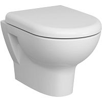 Чаша унитаза Vitra 5795B003-0075 Zentrum Rim-Ex подвесного 36х50 см, безободковый, белый Чаша унитаза Vitra 5795B003-0075 Zentrum Rim-Ex подвесного 36х50 см, безободковый, белый