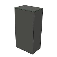 Шкаф-пенал Keuco 31725150002 Edition 400 средний 90х45 см, петли справа, антрацит/стекло матовое антрацит