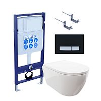 Инсталляция с подвесным унитазом Aquatek Поларис SET AQUATEK ПОЛАРИС-026 4в1