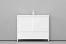 Тумба под раковину Velvex tnKLA.100.2D.1Y-616.216 Klaufs 45х100 см, белая