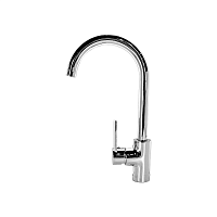 Смеситель Aquanika AQR4015CR Round для кухни, хром