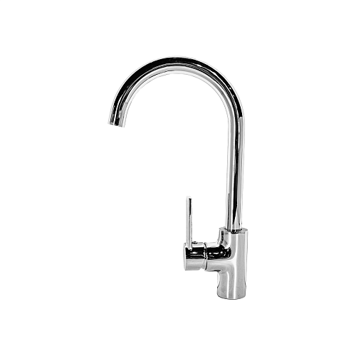 Смеситель Aquanika AQR4015CR Round для кухни, хром