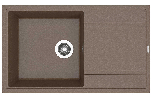 Мойка для кухни Florentina 20.130.D0860.303 Липси 86х51 см, с крылом, мокко снят с производства