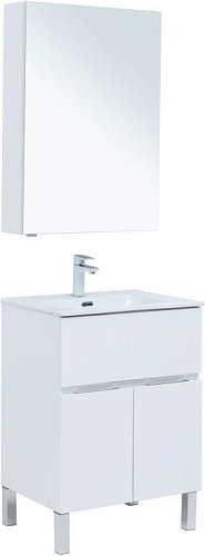 Комплект мебели Aquanet 00274529 Алвита New для ванной комнаты, белый купить недорого в интернет-магазине Керамос