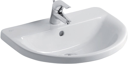 Раковина Ideal Standard E797801 Connect встраиваемая 55х46 см, с 1-м отверстием под смеситель, Euro White (евробелый) Раковина Ideal Standard E797801 Connect встраиваемая 55х46 см, с 1-м отверстием под смеситель, Euro White (евробелый)