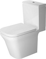 Бачок с механизмом двойного смыва Duravit P3 Comforts 937100085, хром, 4,5/3л. для подключения снизу слева , 410x170мм, цвет: белый