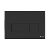 Панель смыва Vitra 740-2311 Root Square для унитаза, матовый черный Панель смыва Vitra 740-2311 Root Square для унитаза, матовый черный