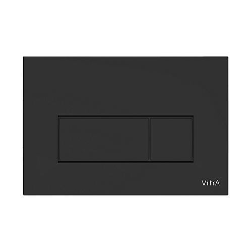 Панель смыва Vitra 740-2311 Root Square для унитаза, матовый черный