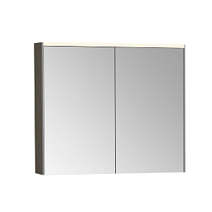 Зеркальный шкафчик Vitra 66911 Core 80х70 см, с подсветкой, антрацит