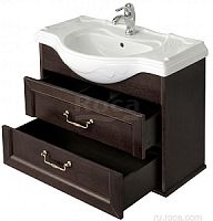 Тумба под раковину Roca America Evolution W 85 дуб темный ZRU9302952