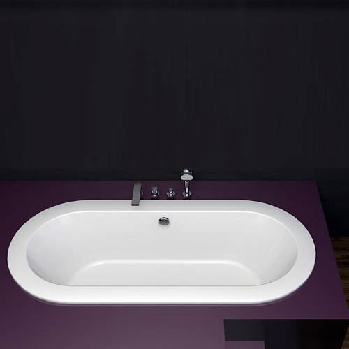 Ванна овальная Bette 2680-000 PLUS Starlet с шумоизоляцией, с само-очищающимся покрытием Glaze Plus, белая, 175х80х42 снят с производства