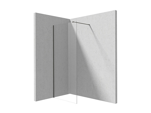 Душевое ограждение Deante KTJ_D39P Prizma 90х195 см, Total White/Titanium (титан)