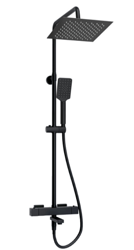 Душевая система с термостатом WasserKRAFT  A299.255.130.BM