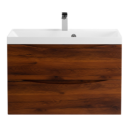 База BelBagno MARINO-800-2C-SO-RC-P под раковину 80х45 см, подвесная, Rovere Ciliegio (дуб вишневый) купить недорого в интернет-магазине Керамос