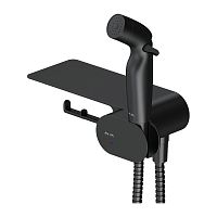 Сет 2164 F0202622_Смеситель, монтируемый в стену с гигиеническим душем и полкой AM.PM