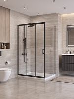 Душевой уголок BelBagno UNO-195 UNO-195-AHF-31-120/90-C-NERO