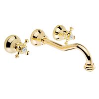 Смеситель Migliore 31622 Prestige скрытого монтажа для раковины, Click-clack, золото