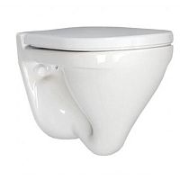 Унитаз Sanita Luxe SL700003 Attica Luxe подвесной 34х49 см, с сиденьем, белый Унитаз Sanita Luxe SL700003 Attica Luxe подвесной 34х49 см, с сиденьем, белый