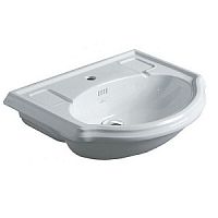 Simas AR835bi*1 Arcade Раковина  полувстроенная 67x49см с 1 отв. под смеситель, цвет белый