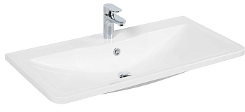 Раковина BelBagno BB800/455-LV-MR-ALR из литьевого мрамора 80х45.5 см, белая