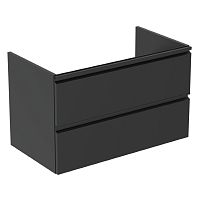 Тумба Ideal Standard T0051ZT Tesi для раковины 80х44 см, подвесная, Silk Black (черный шелк) Тумба Ideal Standard T0051ZT Tesi для раковины 80х44 см, подвесная, Silk Black (черный шелк)