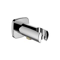 Шланговое подключение Laufen 3.6398.0.004.162.1 City с держателем для душа, хром Шланговое подключение Laufen 3.6398.0.004.162.1 City с держателем для душа, хром