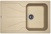 Мойка для кухни Florentina 20.255.B0780.104 Гаттинара 78х51 см, с крылом, бежевая