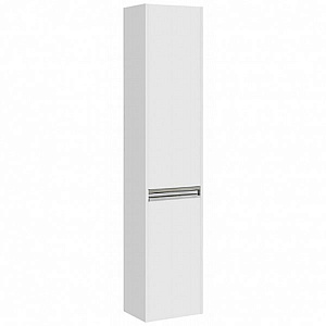 Шкаф - колонна Акватон 1A236203LH010 Лондри 34х160 см, белый глянец,хром глянец