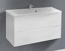 База Vincea VMC-2MA900GW Mia под раковину, 90х50 см, подвесная, G.White (белый глянцевый)