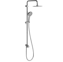 Душевая стойка Villeroy & Boch TVS1082000161 Embrace, верхний душ 110 мм, ручной душ, шланг 160 см, хромированный