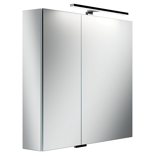 Зеркальный шкаф Sancos Z800 Hilton для ванной комнаты 80х74 см, с LED подсветкой, алюминий купить недорого в интернет-магазине Керамос Зеркальный шкаф Sancos Z800 Hilton для ванной комнаты 80х74 см, с LED подсветкой, алюминий купить недорого в интернет-магазине Керамос