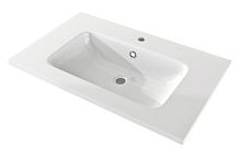 Раковина Cezares 50169 из искусственного мрамора, интегрированная 74х46 см