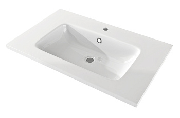 Раковина Cezares 50169 из искусственного мрамора, интегрированная 74х46 см