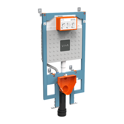 Инсталляция Vitra 768-5800-01 V8 для унитазов, синий