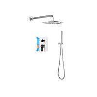 Душевой комплект Aquatek AQ1272CR Оберон Set 3 в 1, хром