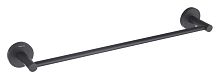 Полотенцедержатель Aquatek AQ4120MB Европа 450 мм, черный матовый