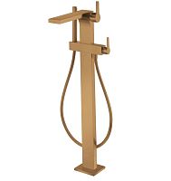 Смеситель Keuco 51127030100 Edition 11 для ванны однорычажный, бронза шлифованная