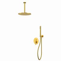 Смеситель скрытого монтажа Whitecross Y brushed gold YSET12GLB